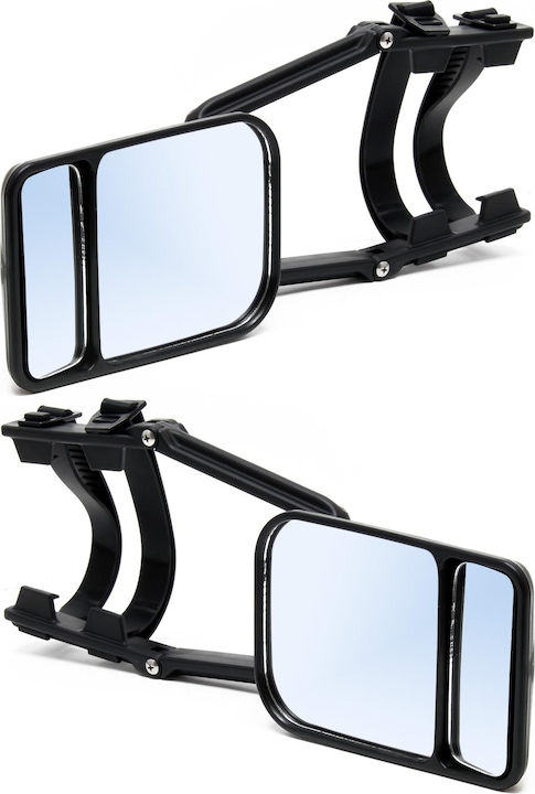 Produktbild Wiltec Universal Wohnwagenspiegel 2er-Set Caravanspiegel Zusatzspiegel Aufsetzspiegel