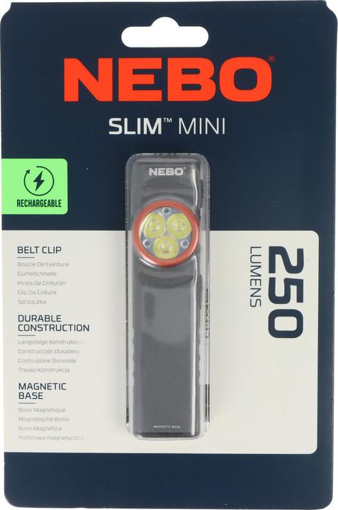 Actual product image Nebo SLIM MINI LED-Arbeitslampe (10.30 cm, 250 lm)