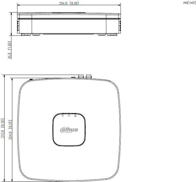 Productafbeelding Dahua DH-XVR5104C-4KL-I3 4CH Penta-brid 1U 1HDD WizSense Digitale Videorecorder
