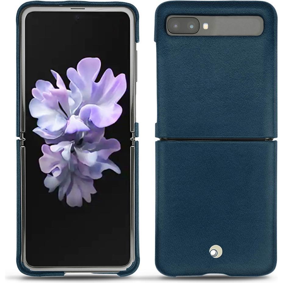 Noreve Lederschutzhülle (Samsung Galaxy Z Flip), Smartphone Hülle, Blau