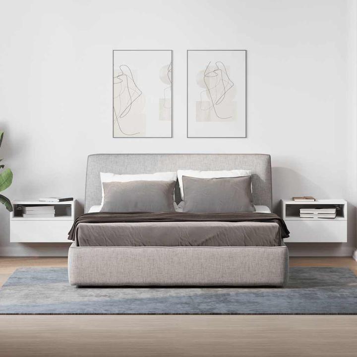 Image du produit vidaXL Wand-Nachttisch (45 x 26 x 15 cm)