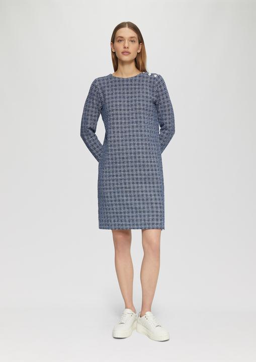 Image du produit S.Oliver Kleid Kurzes Bouclé-Kleid mit Zierknöpfen (38)