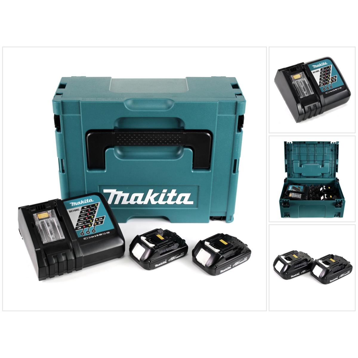 Makita, Batteria + Caricatore, Kit di alimentazione (18 V)