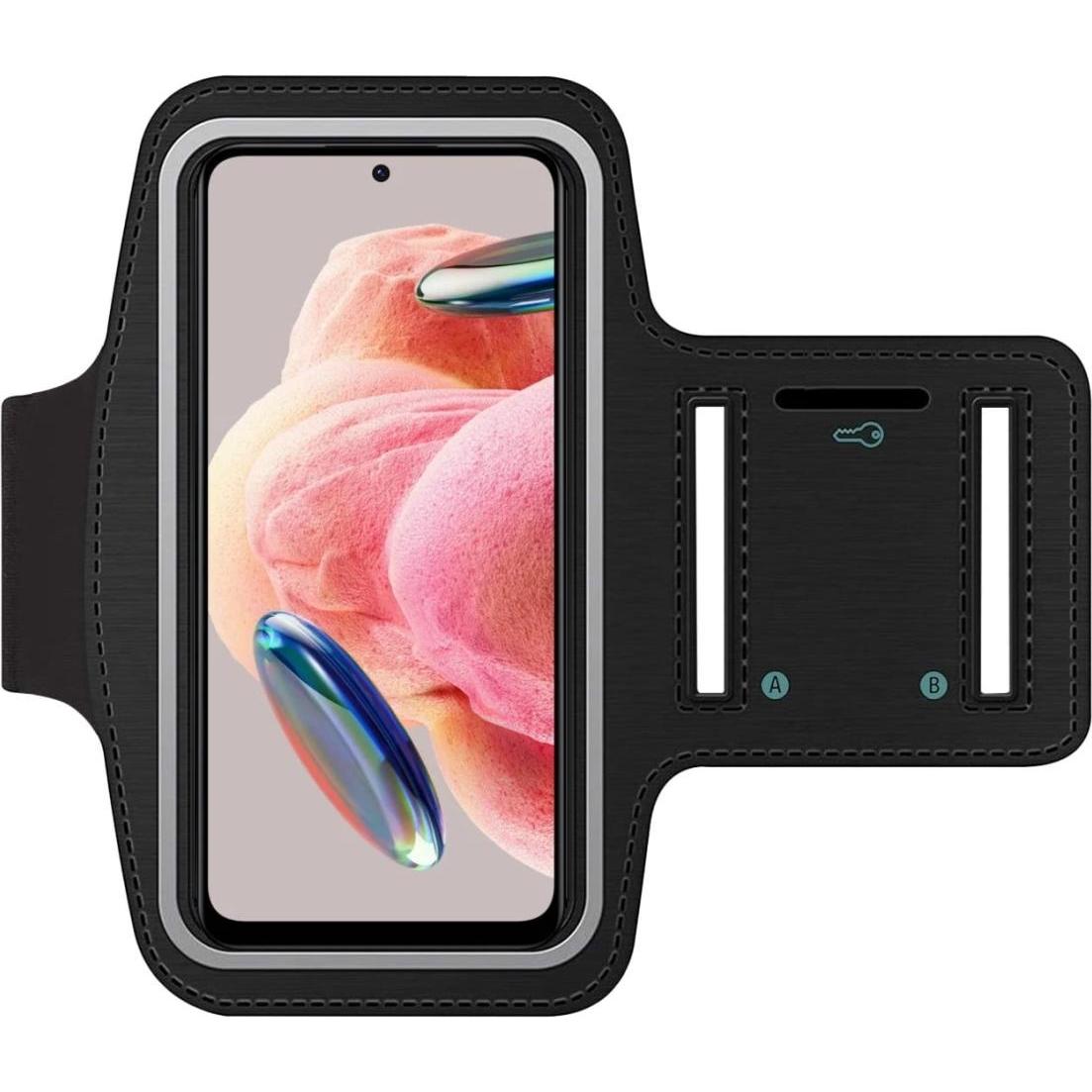 SmartFitness Xiaomi Redmi Note 12 4G Handy Sport Armband, Smartphone Sportarmband, Schwarz