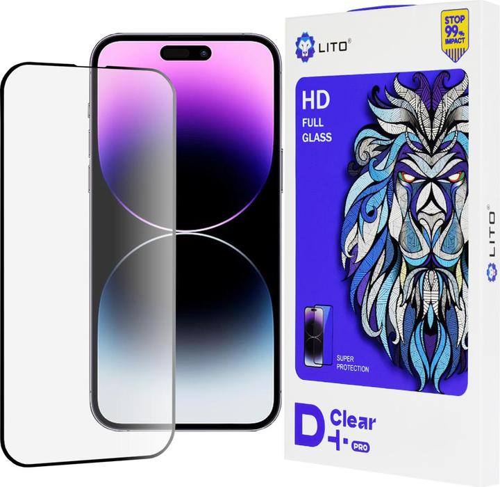 Actual product image Lito - D+ Pro Clear - iPhone 14 Pro Max - Black (Apple iPhone 14 Pro Max)