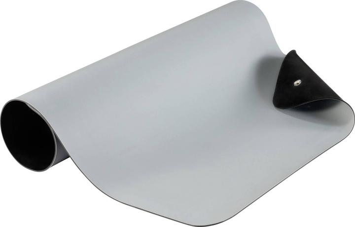 Produktbild Tru Components TC-12494244 ESD-Matten-Set Grau (L x B x H) 650 x 500 x 2 mm 1 S (Statikschutz)
