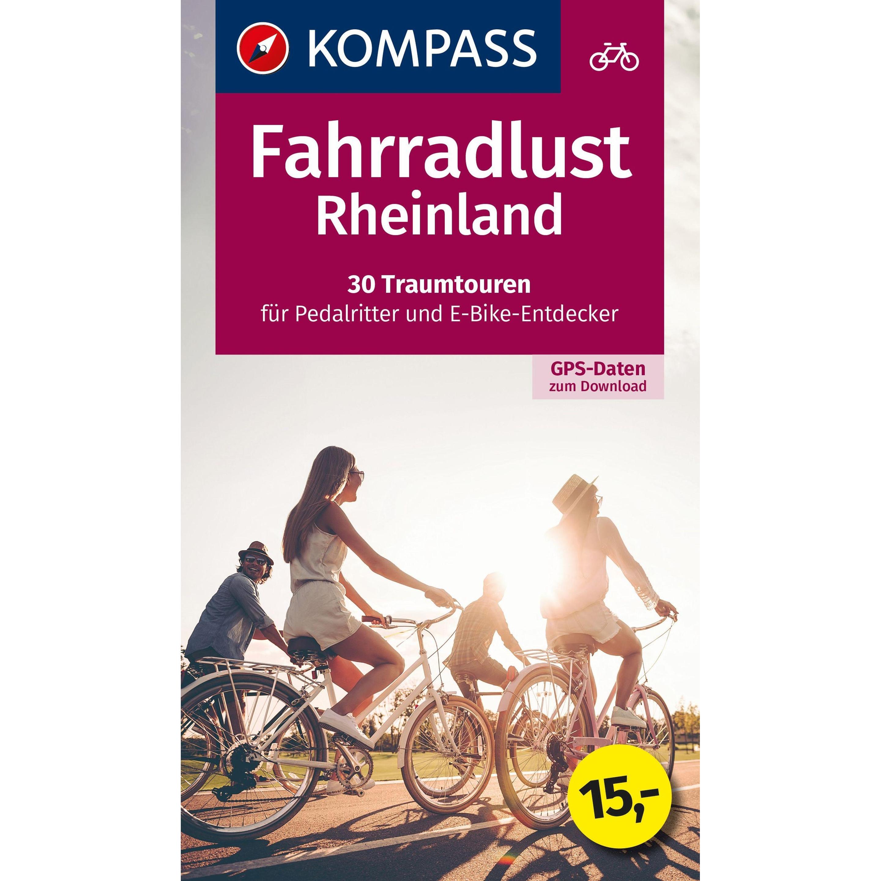 Kompass Karten, Fahrzeug Navigation, KV FA 6033 Fahrradlust-Reg.Rheinland