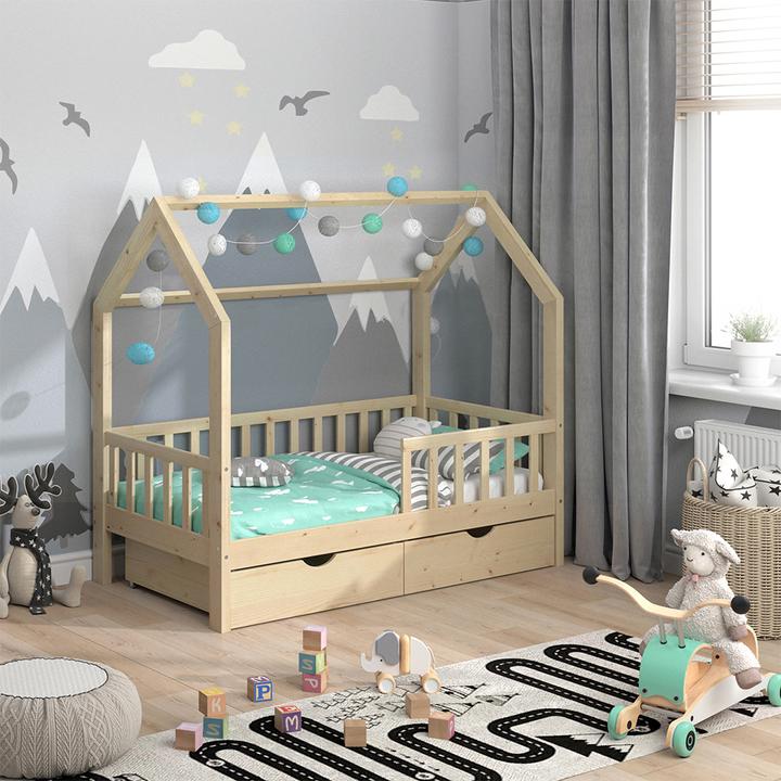 Produktbild VitaliSpa Wiki mit Schubladen und Matratze (80 x 160 cm)