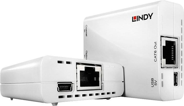 Produktbild Lindy 150m Cat.5 SPDIF TOSLINK Extender (Extender)