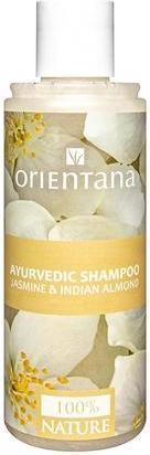 Image du produit Orientana Shampooing ayurvédique pour les cheveux Jasmin & Amande indienne (210 ml, Shampoing liquide)