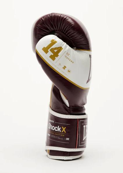 Produktbild Leone Shock X Boxhandschuhe Bordeaux GN047X (14 OZ, One Size)