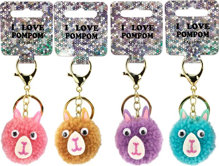 Actual product image Roost Keychain llama LA-002
