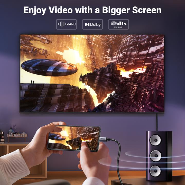 Productafbeelding Ugreen USB C – Display Port (2 m, USB Type C, DisplayPort)