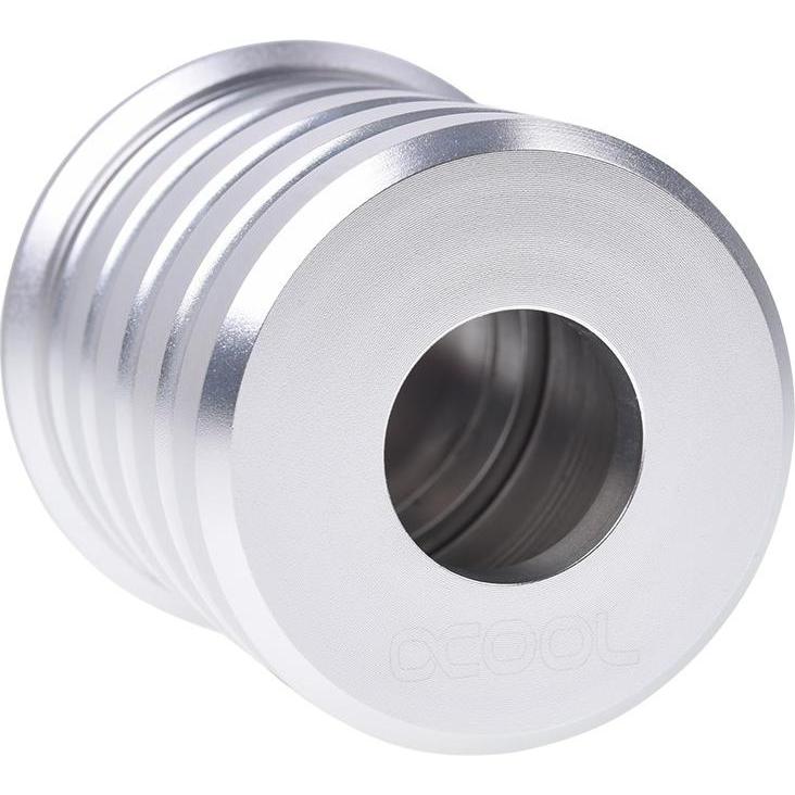 Thumbnail - Alphacool Powerbutton Body - Chrome, PC Gehäuse Zubehör