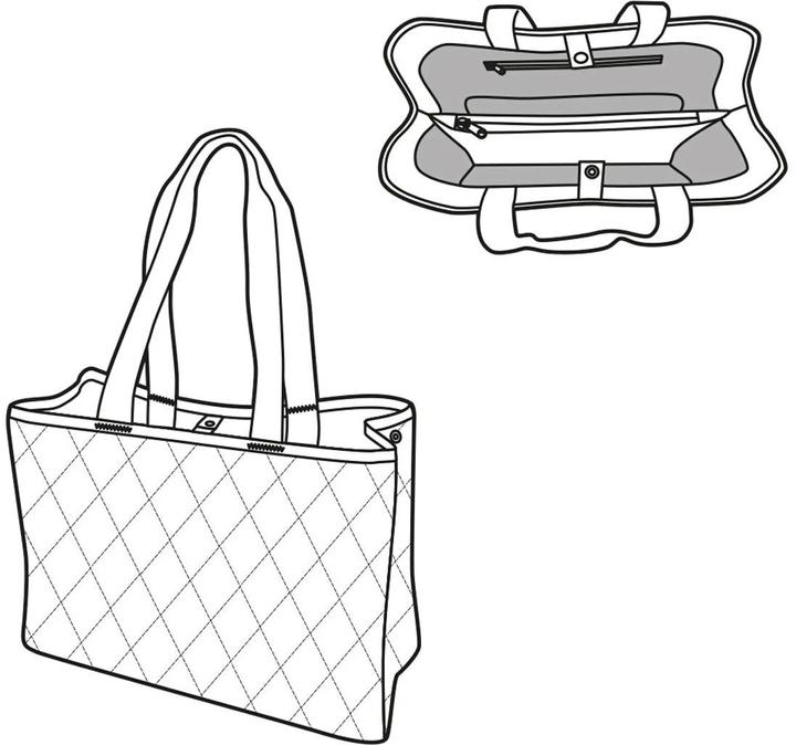 Immagine prodotto reisenthel Borsa Classic Shopper L Rhombus Midnight Blue