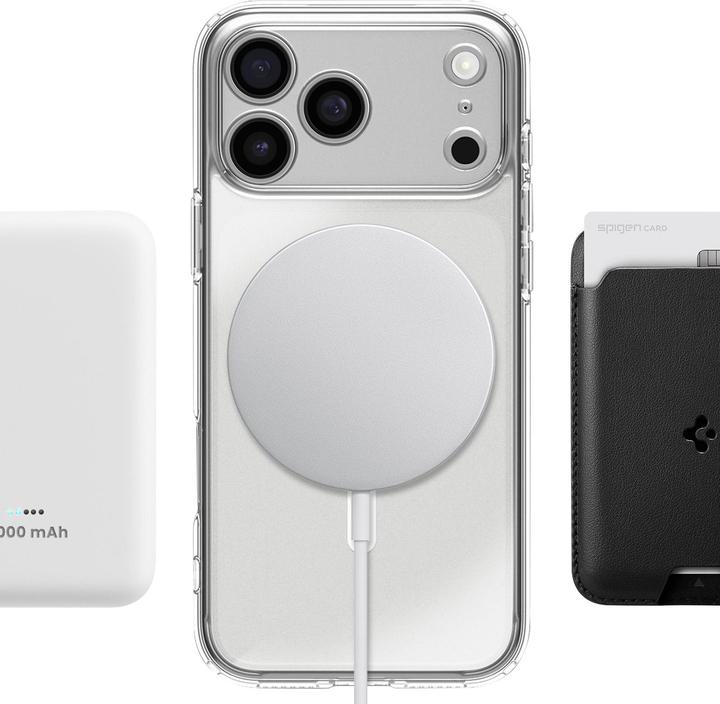 Immagine prodotto Spigen - Ultra Hybrid MagSafe - iPhone 17 Pro Max - Frost White (Apple iPhone 17 Pro Max)