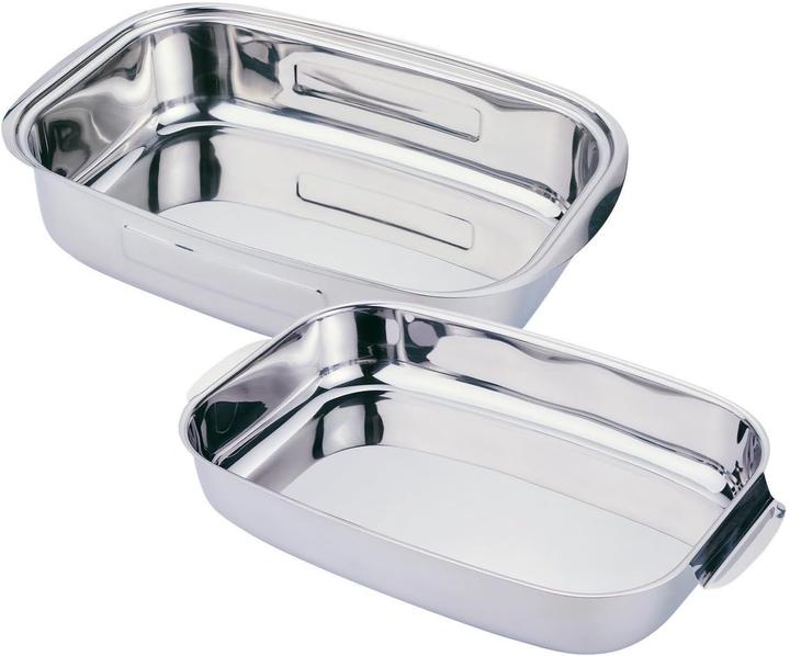 Actual product image Tescoma EXCLUSIVE roasting pan, with lid, 36 x 24 cm (Stainless steel)