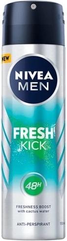 Actual product image NIVEA Men Fresh Kick antiperspirant 150ml (150 ml, Liquid shampoo)