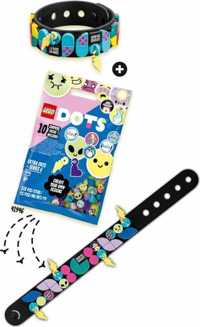 Image du produit LEGO Bracelet gaming avec pendentifs (41943, LEGO Dots)