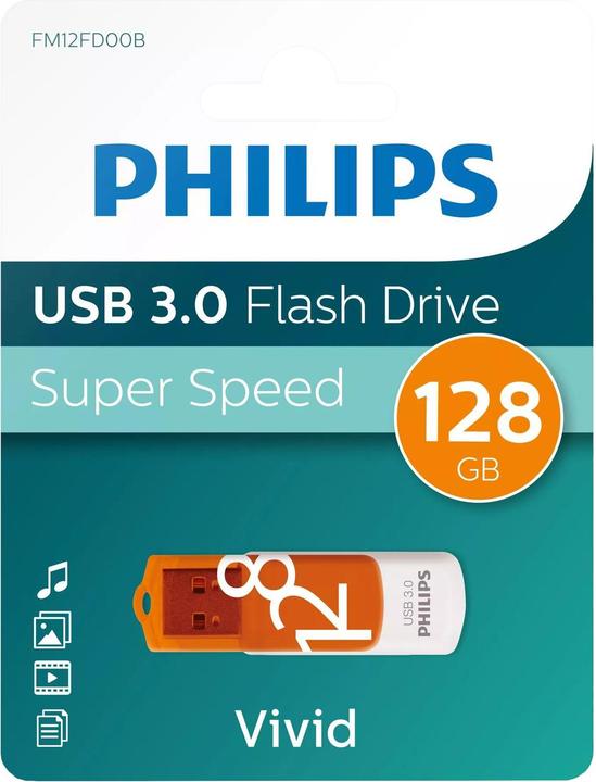 Image du produit Philips Vivid (128 Go, USB-A)