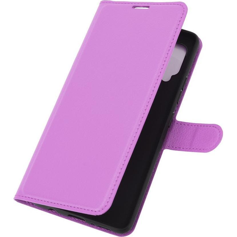 Thumbnail - Cover-Discount Galaxy A42 - Leder Etui Hülle violett (Samsung Galaxy A42 5G), Smartphone Hülle, Violett