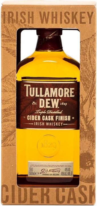 Image du produit Tullamore Dew Dew Cider Cask Finish (Whisky irlandais, 1 x 50 cl)