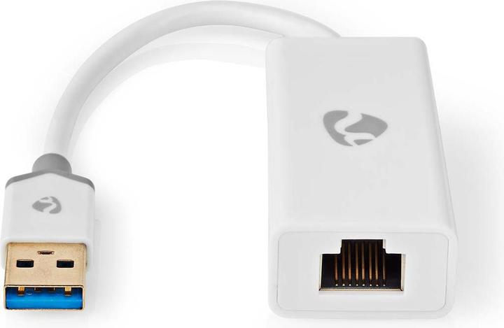 Immagine prodotto Nedis Adattatore USB-A | USB 3.2 Gen 1 | USB-A maschio | RJ45 femmina | 1 Gbps | 0,20 m | Rotondo | Oro (U/FTP, CAT7, 0.20 m)