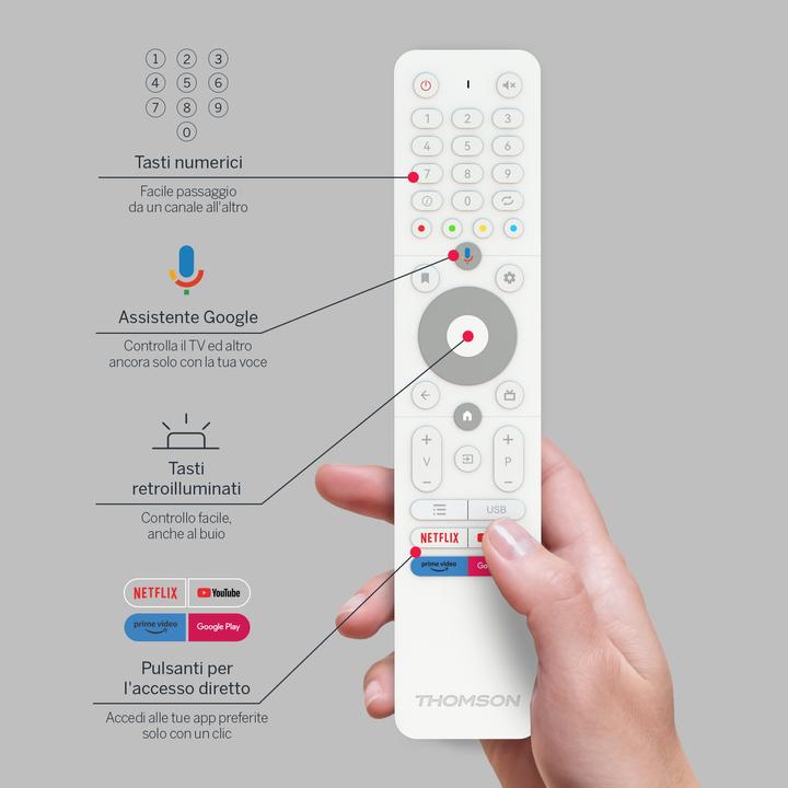 Immagine prodotto Thomson 32HA4M44 Smart TV 32 Pollici HD (32", HD 768p)