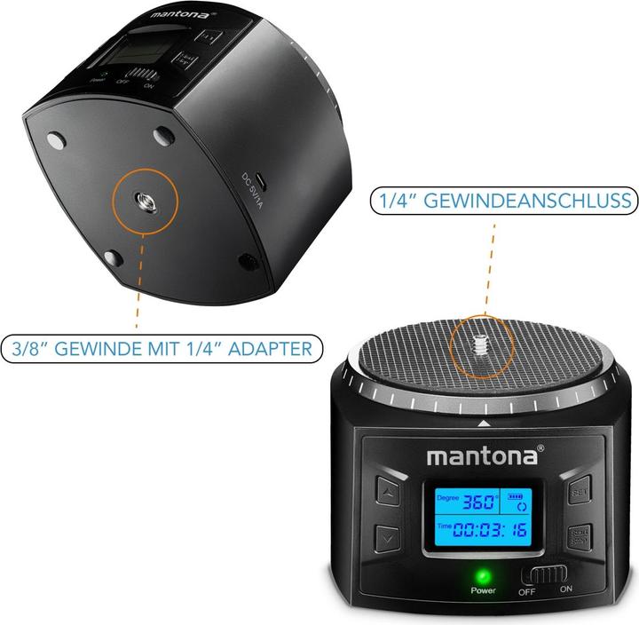 Actual product image mantona Turnaround 360 Advanced 3 (Panorama head)
