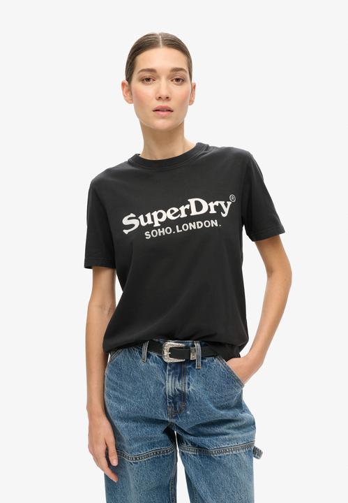 Produktbild Superdry Lässiges T-Shirt in Metallic-Optik (12XL)