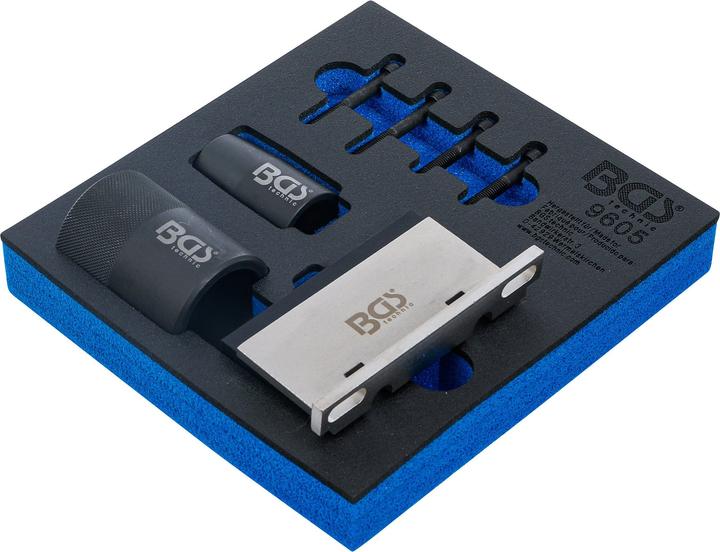 Produktbild BGS Einlage 1/6: Nockenwellen-Haltewerkzeug- & Kurbelwellendichtring-Werkzeug f. Ford, Volvo 2.5 Turbo