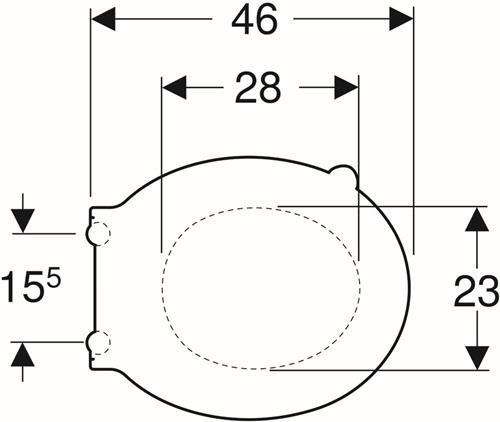 Immagine prodotto Geberit Keramag / Sedile WC Renova Comfort bianco 500679011