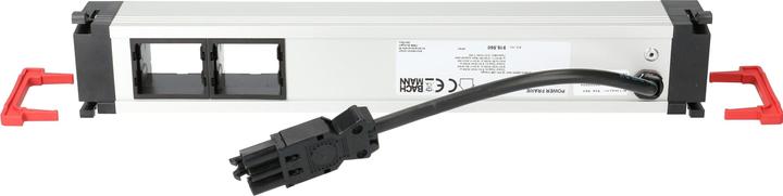 Actual product image Bachmann Built-in power strip POWER FRAME 3x T13, 1x USB, 2x Custom (3 x, Type 13, USB-A, USB-C, 0.20 m)