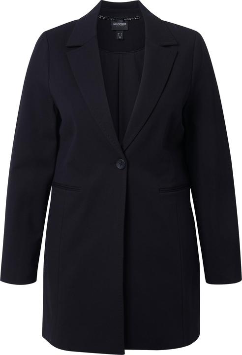 Produktbild Ulla Popken Punto-Blazer, Reverskragen, Langarm, Komplettfutter (54)