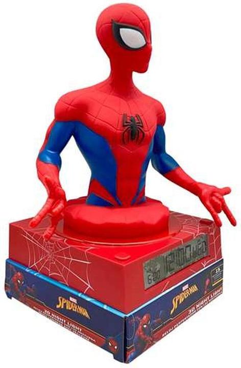Image du produit Kids Licensing Marvel Spiderman 3D lamp with alarm clock