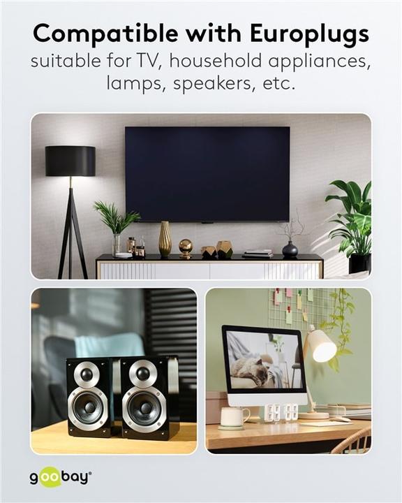 Produktbild Goobay 50509 (5 m, CEE 7/16)