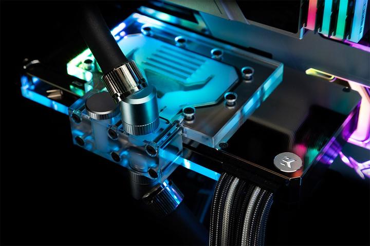 Actual product image EKWB EK Quantum Vector RE RTX 3080/3090 Active Backplate D-RGB - Acrylic