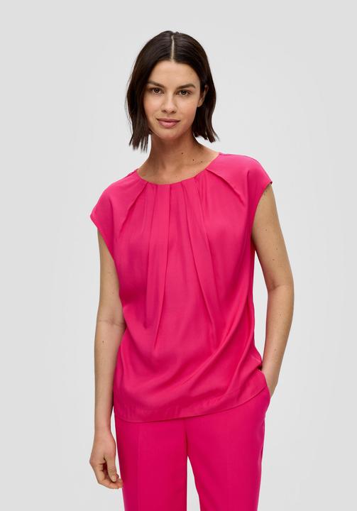 Immagine prodotto s.Oliver Bluse Blusentop mit Falten-Detail (42)