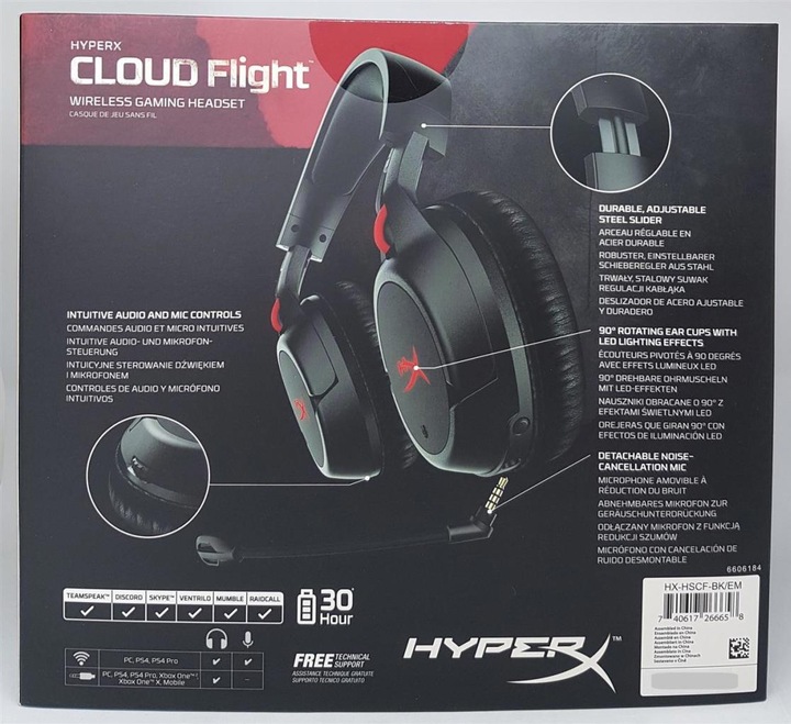 Actual product image HyperX Cloud Flight (Wireless)