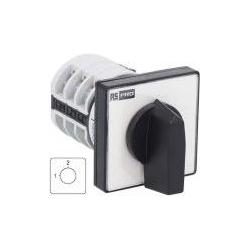 Rs Pro Nockenschalter, 3-polig / 20A, 6 Schliesser, Taster + Schalter