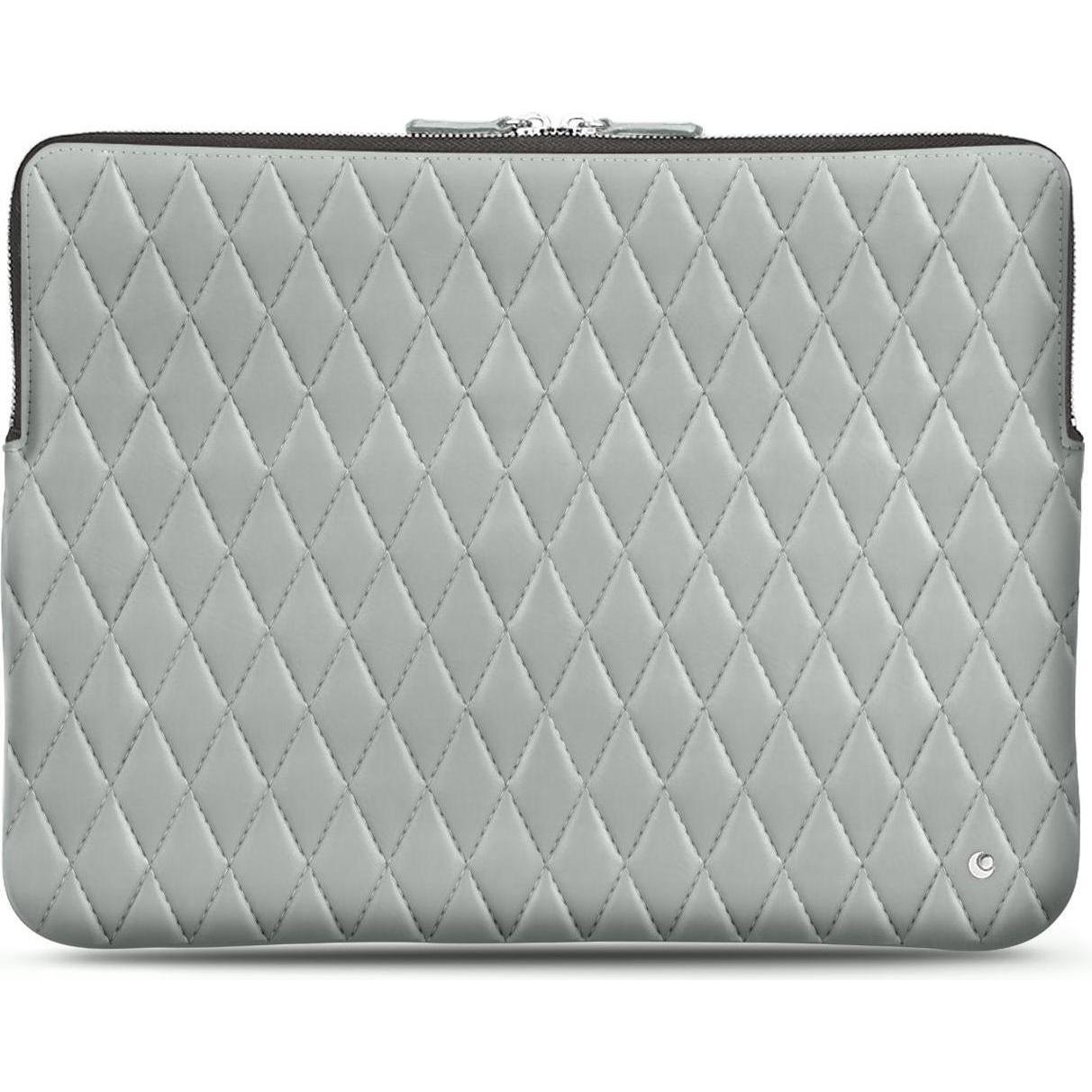 Noreve Lederhülle, Notebooktasche, Grau
