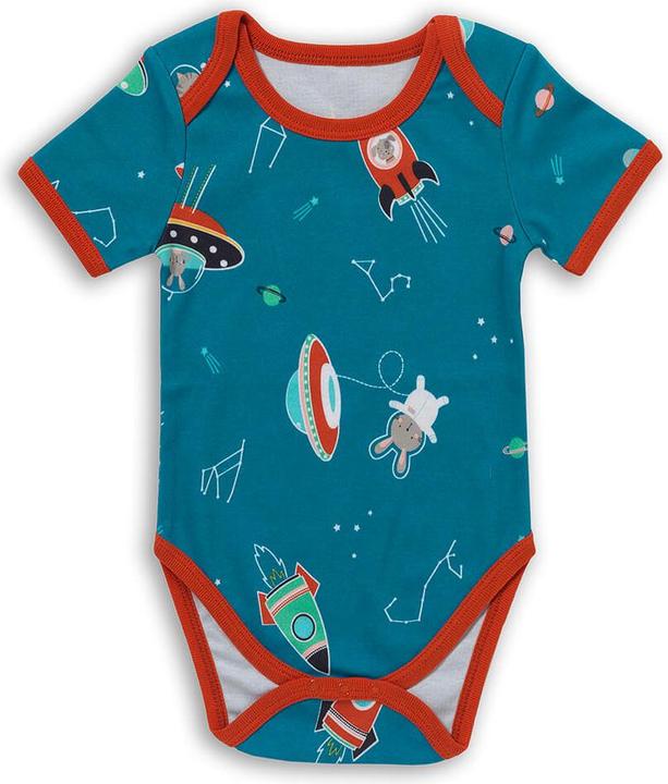 Image du produit Schlummersack Body bébé manches courtes 100% bio - lot de 5 (68)