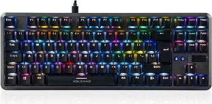 Actual product image Modecom VOLCANO LANPARTY 2 RGB Keyboard USB (US, Cable)