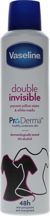 Vaseline Double Invisible 48h Deodorant Spray - Antiperspirant 250ml (Spray, 250 ml)