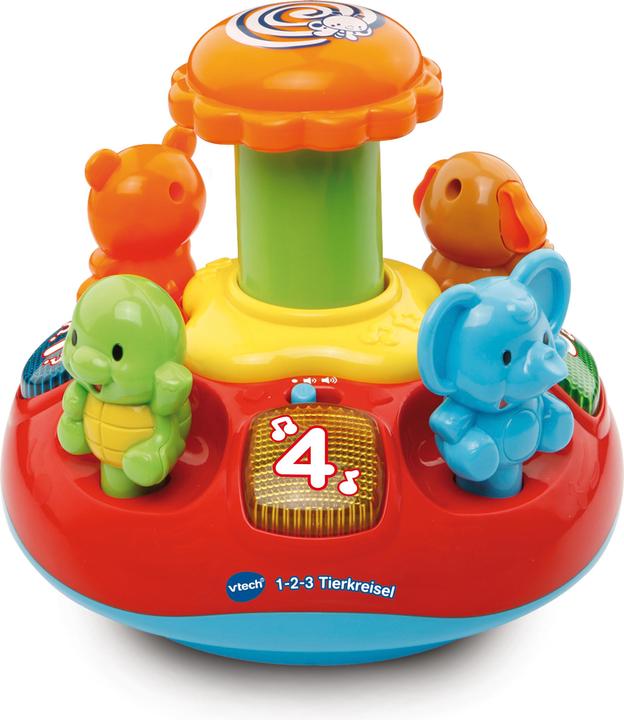 Image du produit VTech 1-2-3 toupie animale