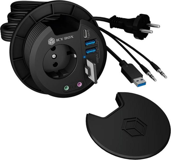 Produktbild Icy Box IB-HUB1430-CR (USB-A, 3 Ports)
