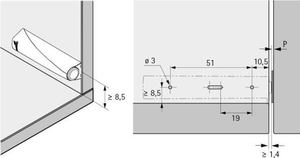 Produktbild Hettich Push to open Magnet