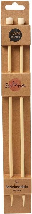 Actual product image Lalana Knitting needles 6 mm, 2 pieces