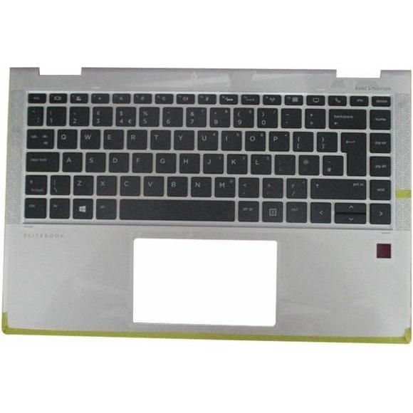 Thumbnail - HP Top Cover W/Keyboard BL UK, Notebook Ersatzteile, Silber
