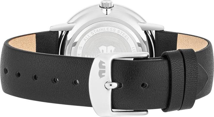 Image du produit Montre à quartz Pamina en cuir véritable noir - 23870 (Montre analogique, 36 mm)